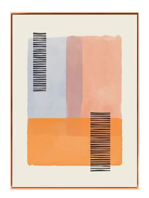 Layered Horizon Blocks Plakat