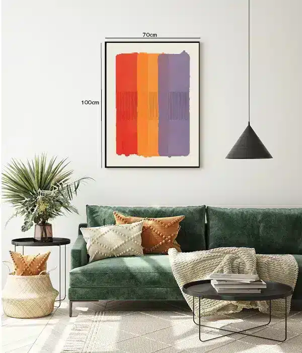 Layered Color Veins Plakat