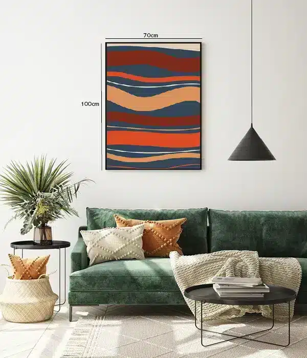 Oceanic Wave Layers Plakat