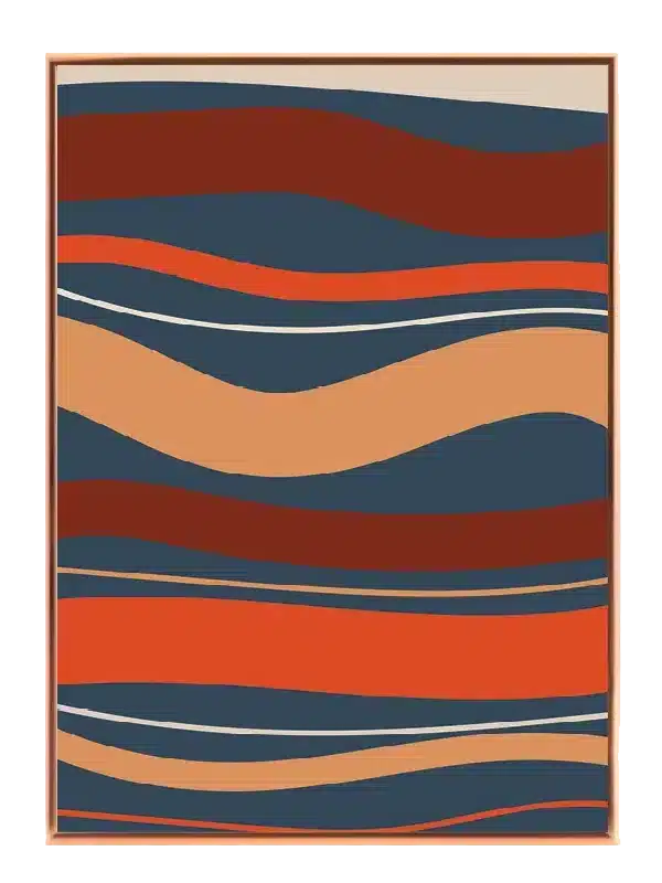 Oceanic Wave Layers Plakat