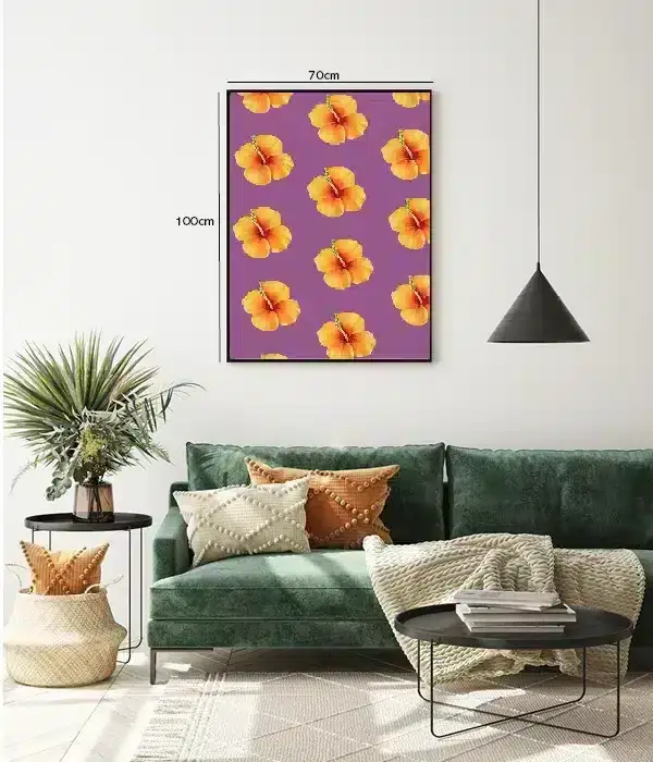 Tropical Bloom Pattern Plakat