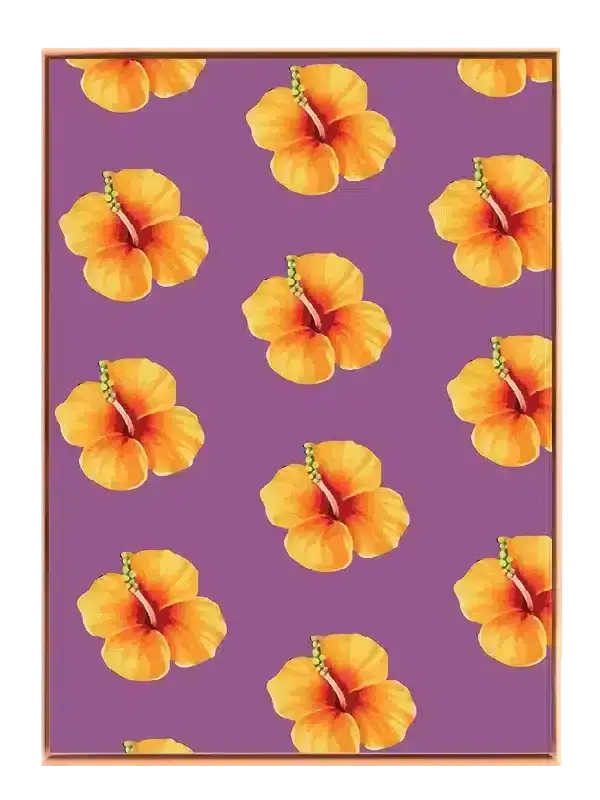 Tropical Bloom Pattern Plakat