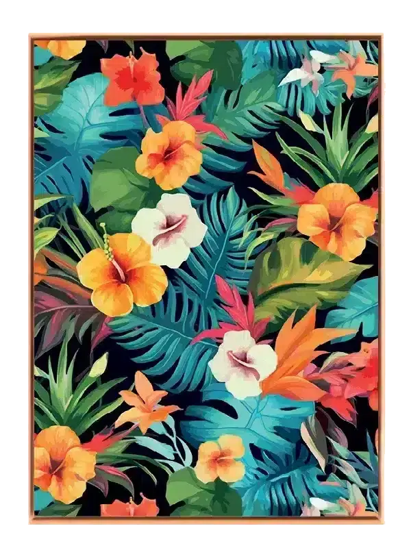 Tropical Hibiscus Bloom Plakat