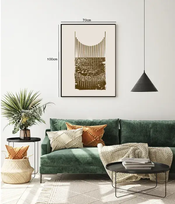 Distorted Vertical Lines Plakat