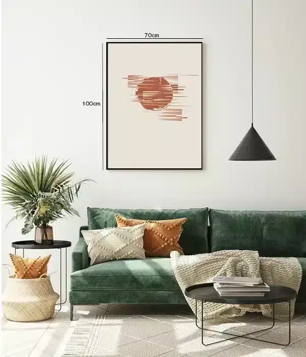 Fragmented Terra Circle Plakat