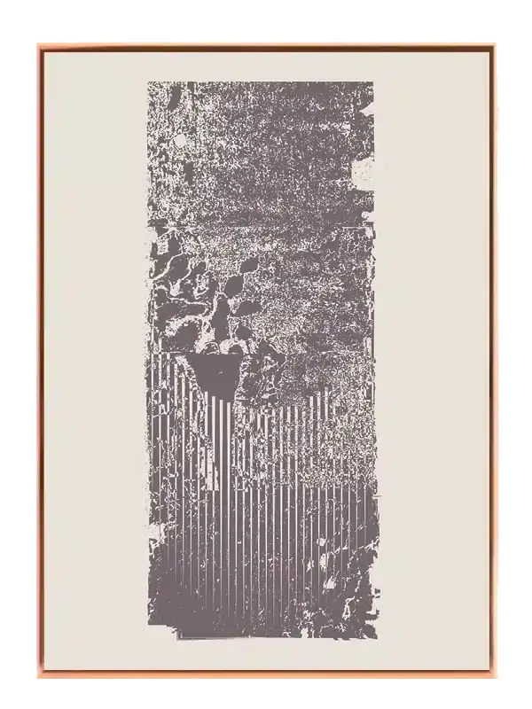 Distorted Veins Texture Plakat