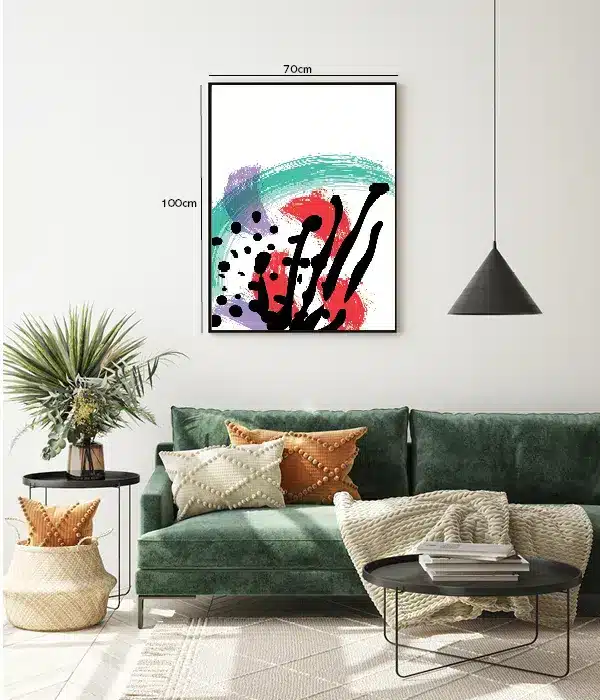 Dynamic Ink Bloom Plakat