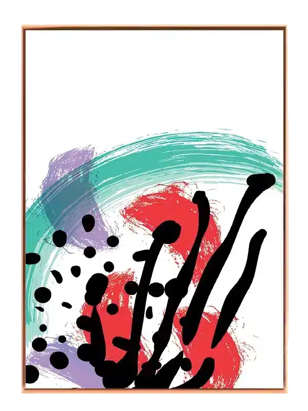 Dynamic Ink Bloom Plakat