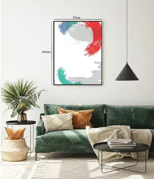 Vivid Brushwaves Plakat