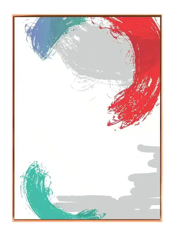 Vivid Brushwaves Plakat
