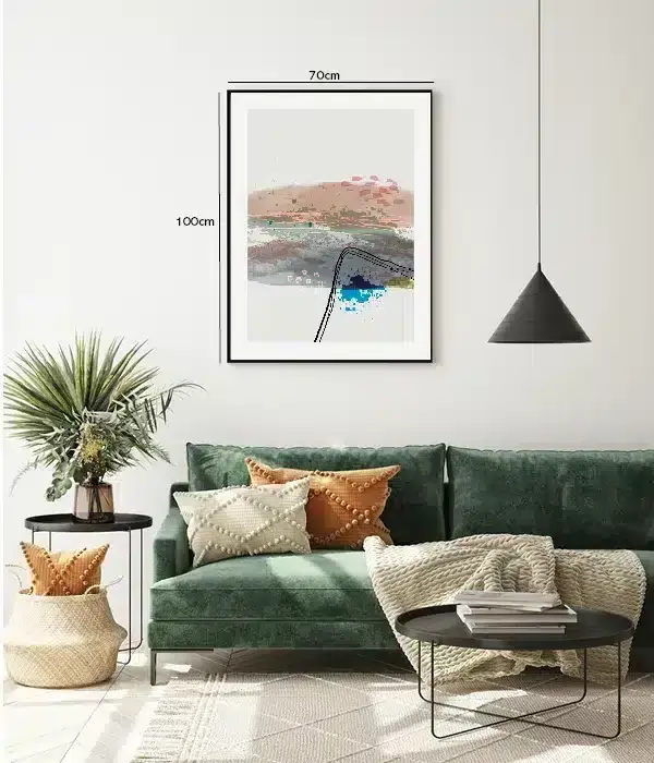 Pastel Veins Harmony Plakat