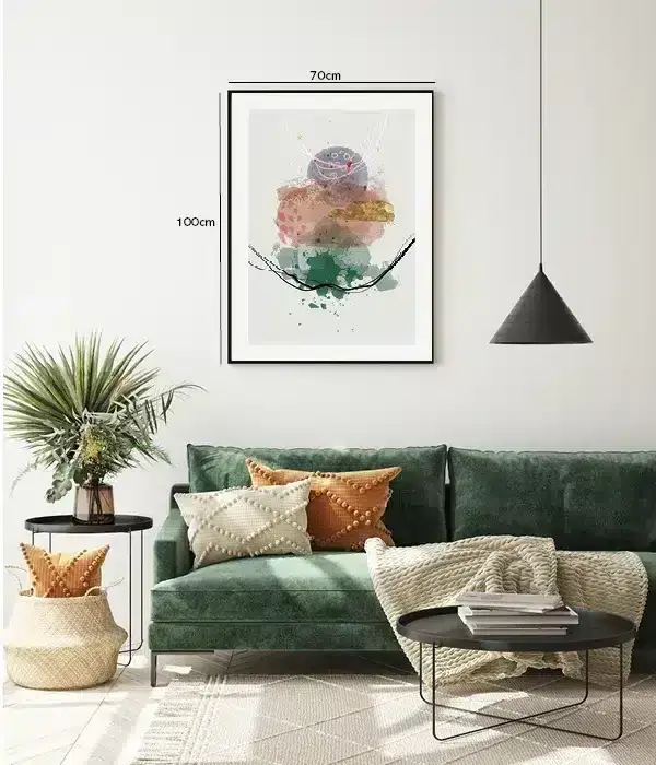Orbiting Color Layers Plakat