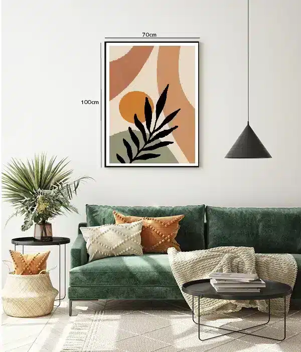 Shadow Leaf Silhouette Plakat