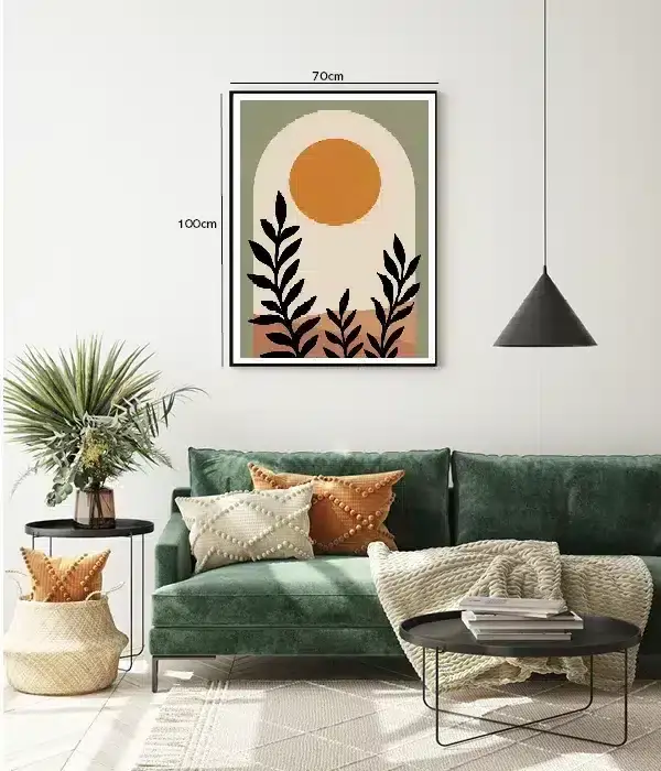 Sunlit Leaf Silhouettes Plakat