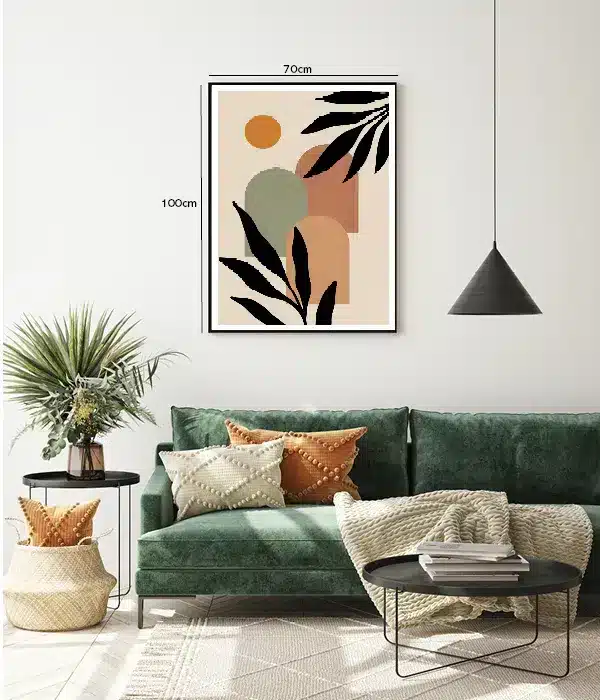 Arched Garden Silhouettes Plakat