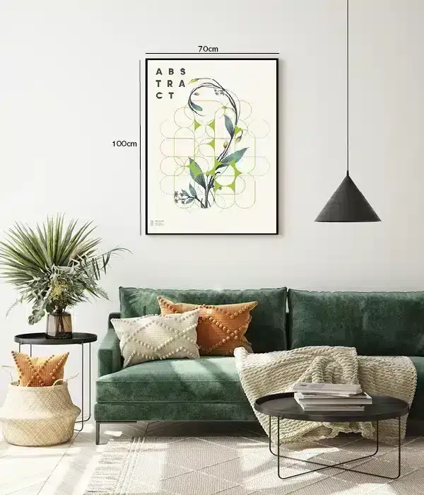 Blooming Contours Plakat