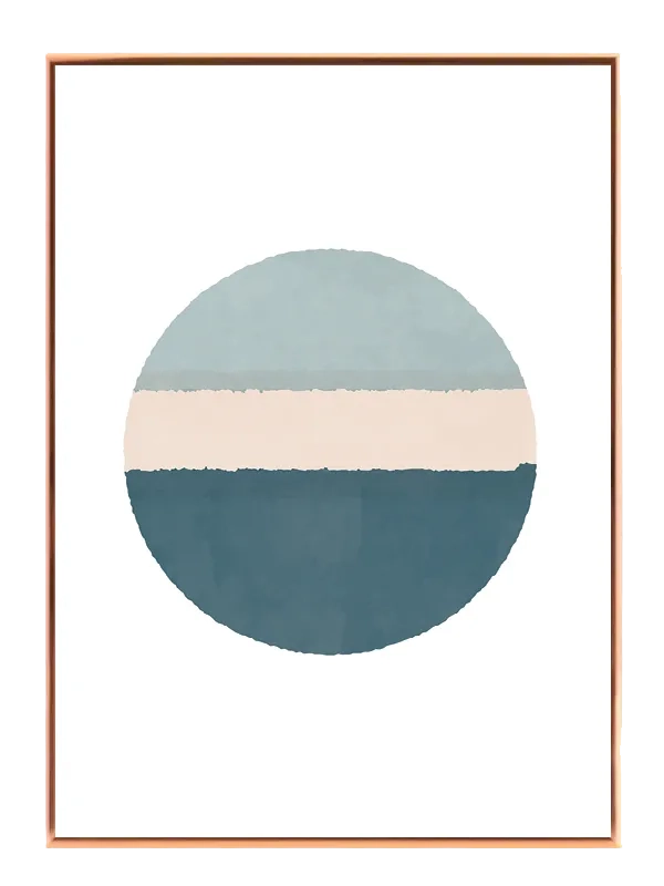 Tranquil Coastal Layers Plakat