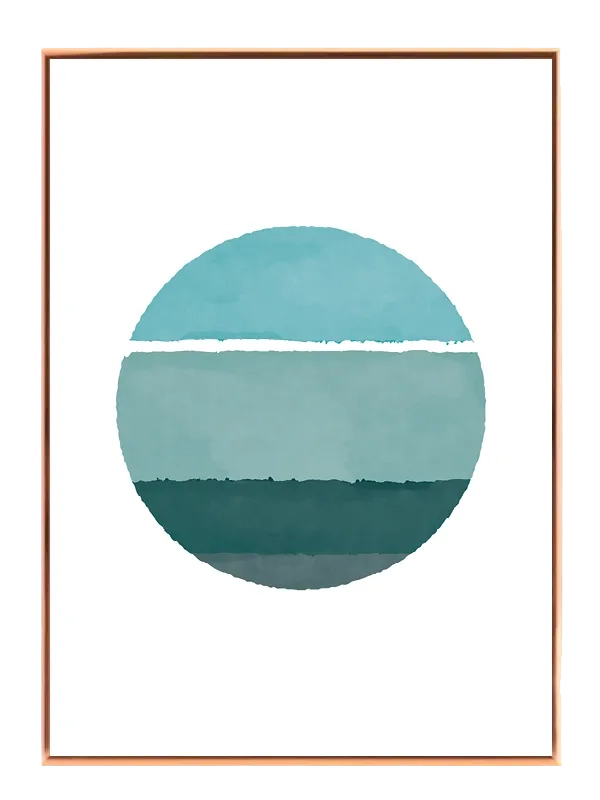 Serene Layered Circle Plakat