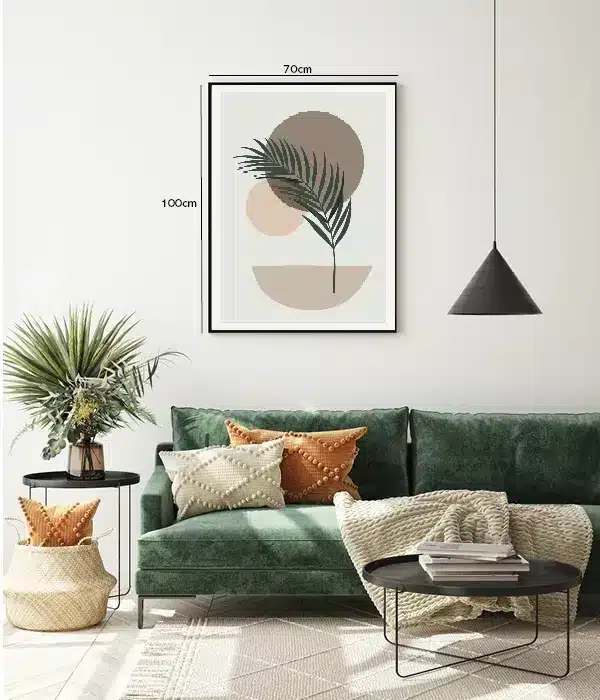 Palm Leaf Contours Plakat