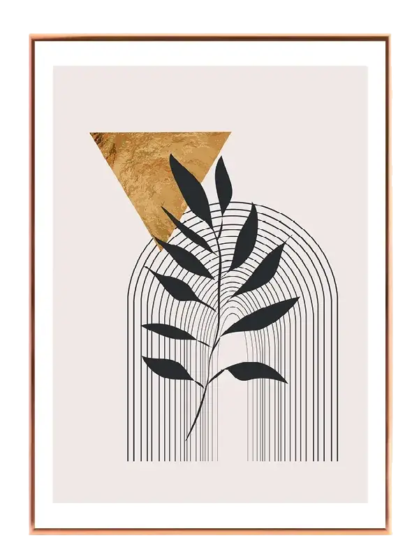 Golden Triangle Leaf Plakat
