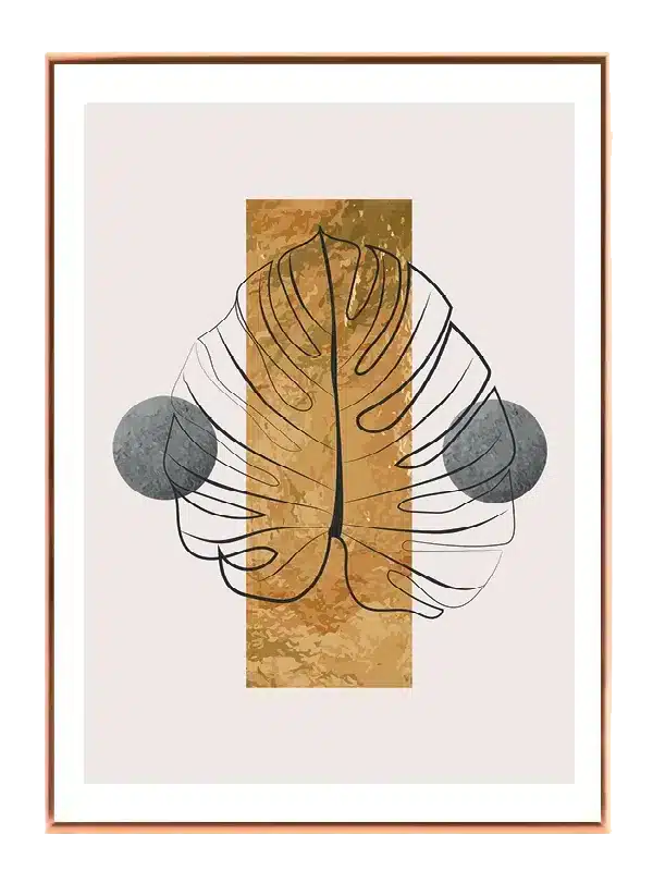 Monstera Vein Layers Plakat