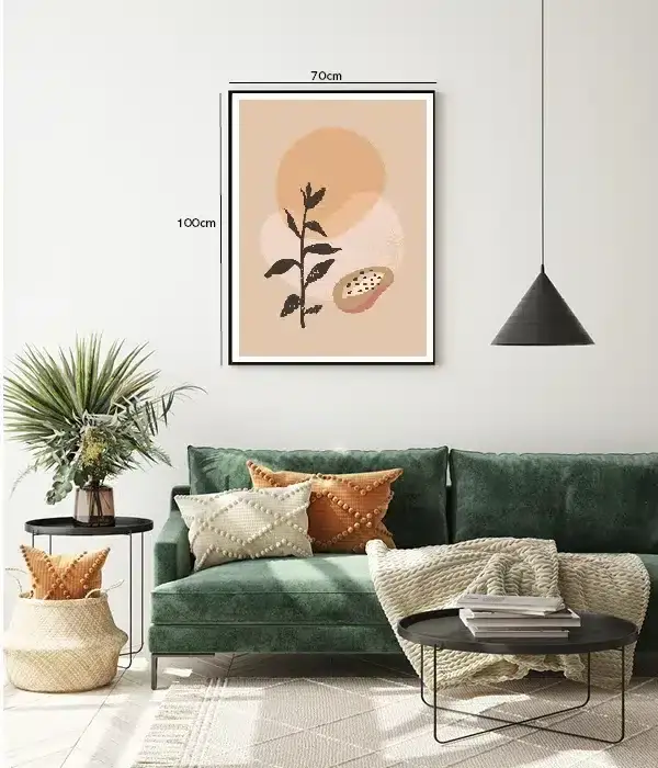 Tropical Seed Silhouette Plakat