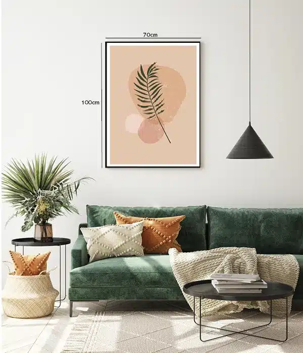 Fern Silhouette Harmony Plakat
