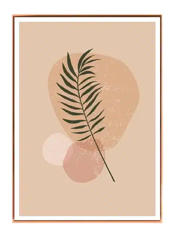 Fern Silhouette Harmony Plakat