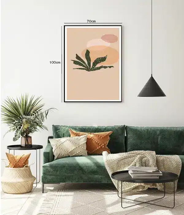Olive Leaf Silhouette Plakat