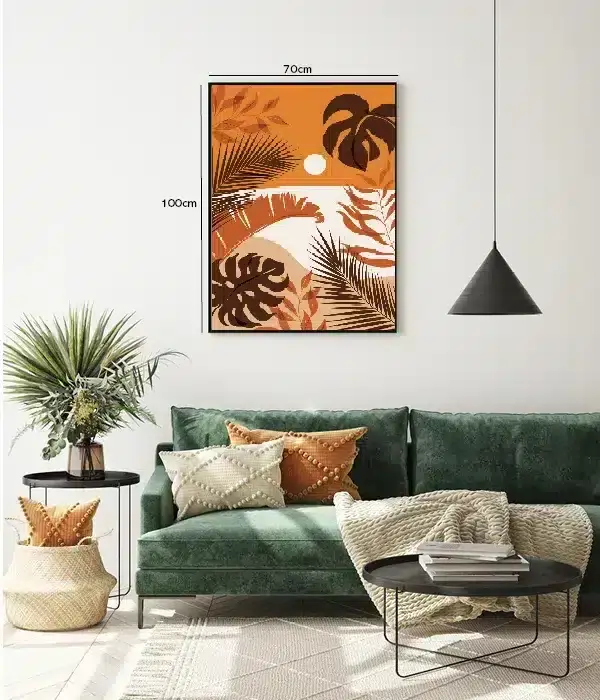 Tropical Sunset Layers Plakat