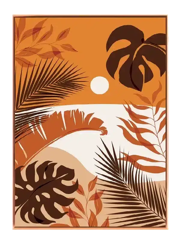 Tropical Sunset Layers Plakat