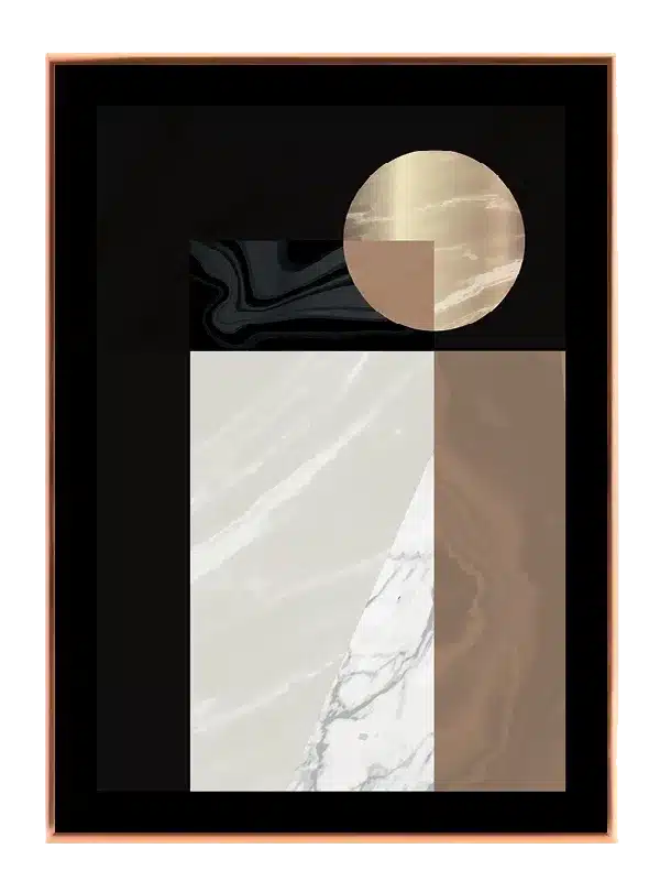 Marble Orbit Composition Plakat