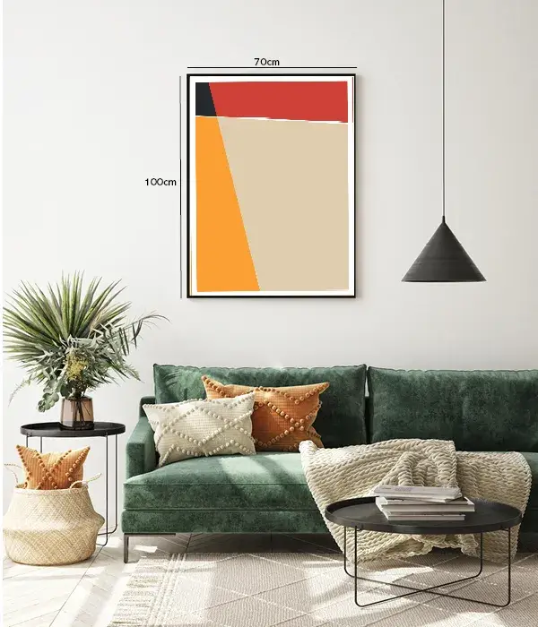 Angular Color Blocks Plakat