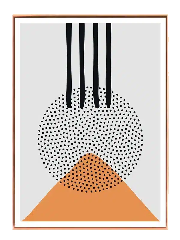 Dotted Eclipse Layer Plakat