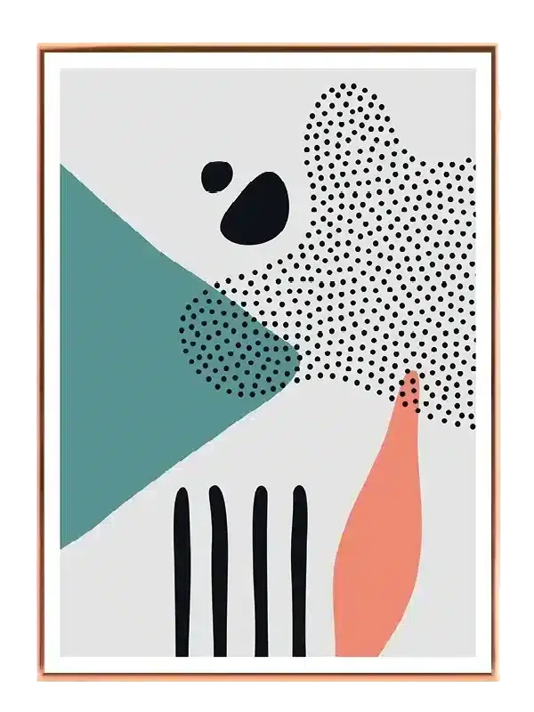 Dotted Contour Harmony Plakat