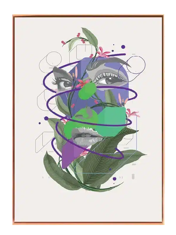 Floral Dream Contours Plakat