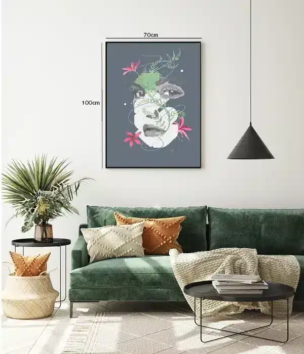 Veiled Contours Bloom Plakat