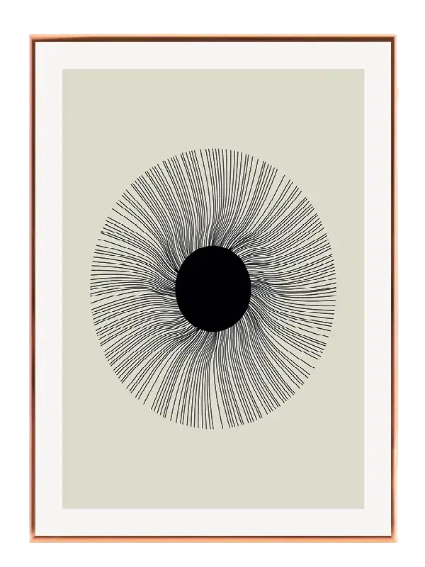 Radiant Vein Circle Plakat