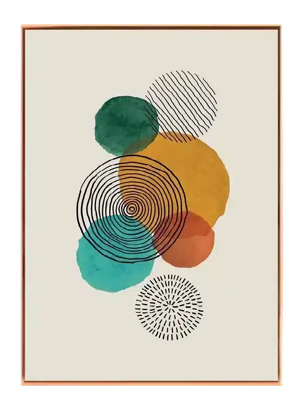 Color Veins Composition Plakat