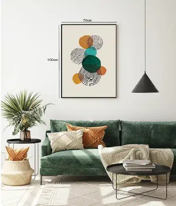 Layered Orb Contours Plakat