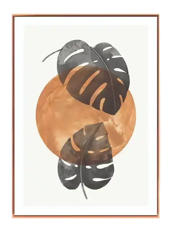Monstera Orbit Plakat