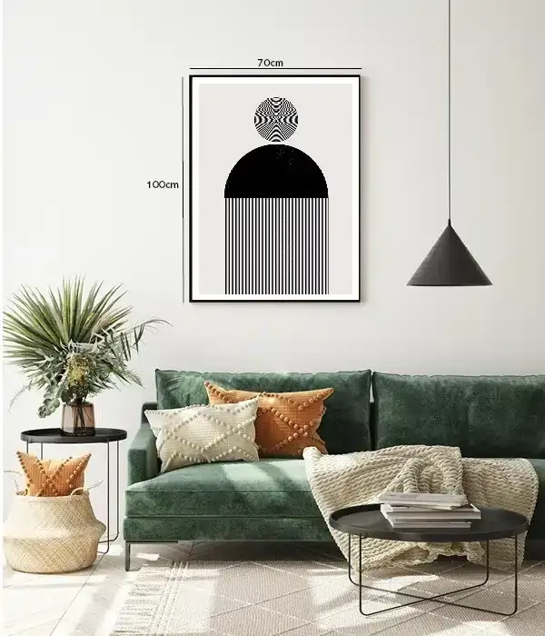 Concentric Halo Geometry Plakat