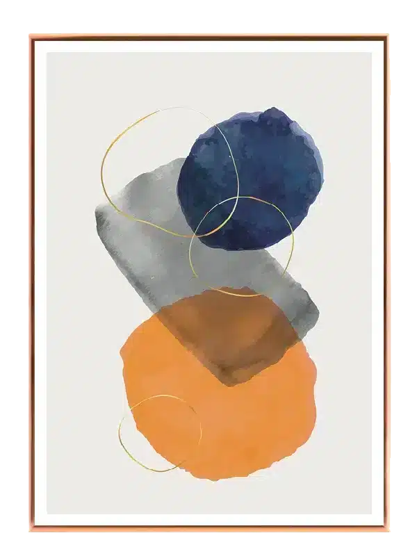 Orbiting Colorforms Plakat