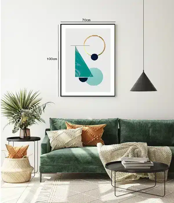 Golden Orbit Geometry Plakat