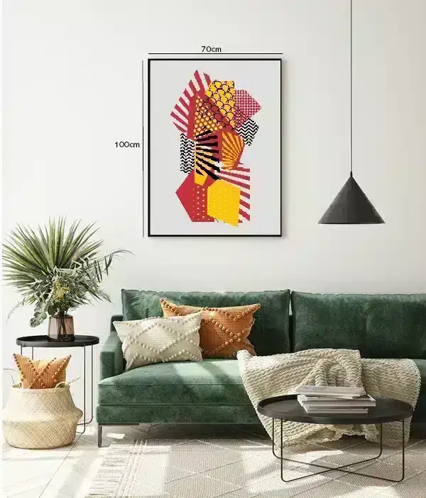 Dynamic Pattern Burst Plakat