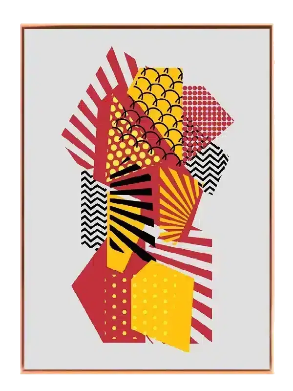 Dynamic Pattern Burst Plakat