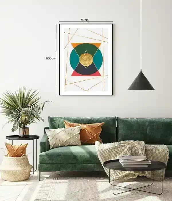 Golden Orb Geometry Plakat