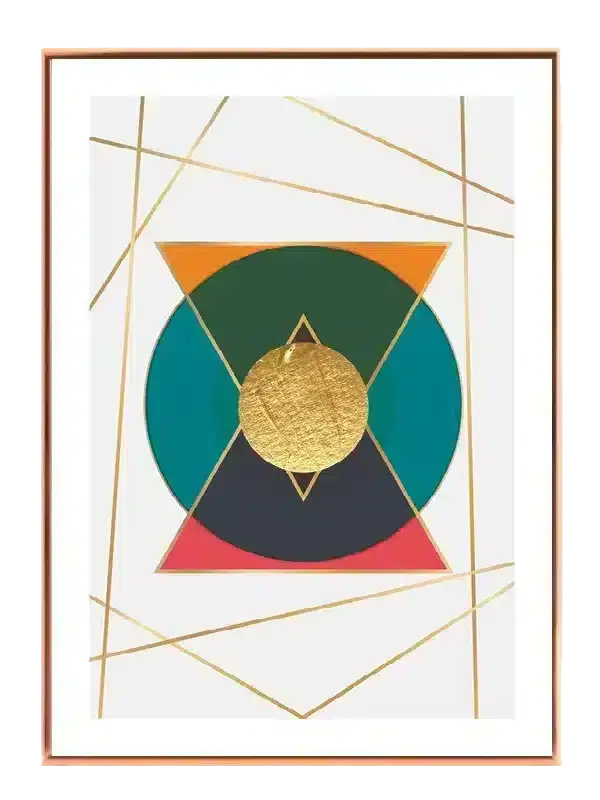 Golden Orb Geometry Plakat