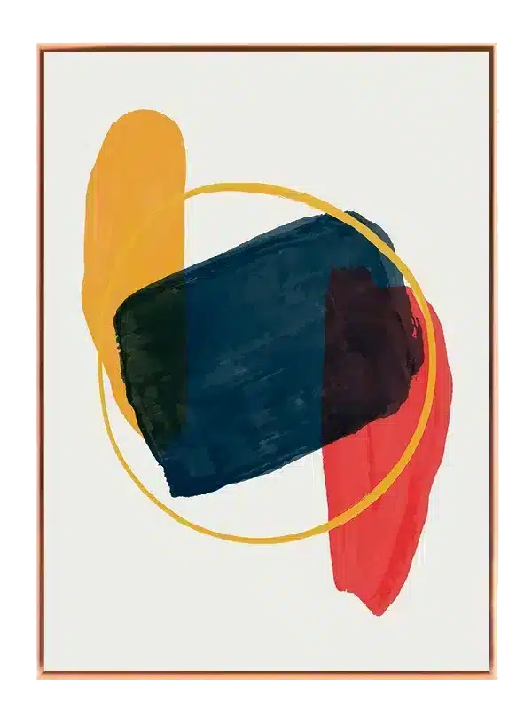 Colorful Abstract Shapes Plakat