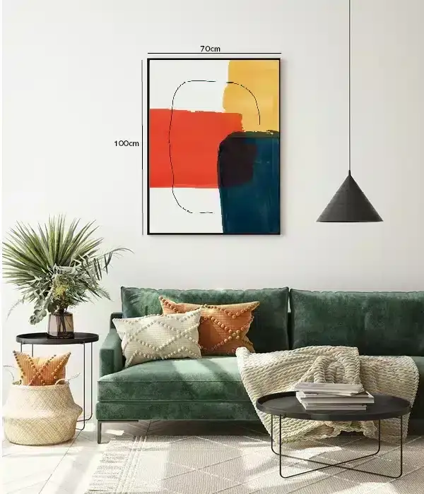 Vivid Color Contours Plakat